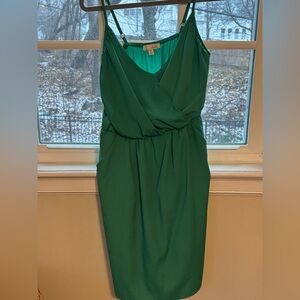 Lush Emerald Mini Dress